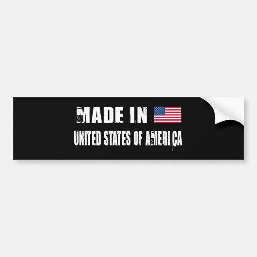 VERENIGDE STATEN VAN AMERIKA BUMPERSTICKER (Voorkant)