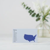 Verenigde Staten van Amerika - Business Visitekaartje (Staand voorkant)