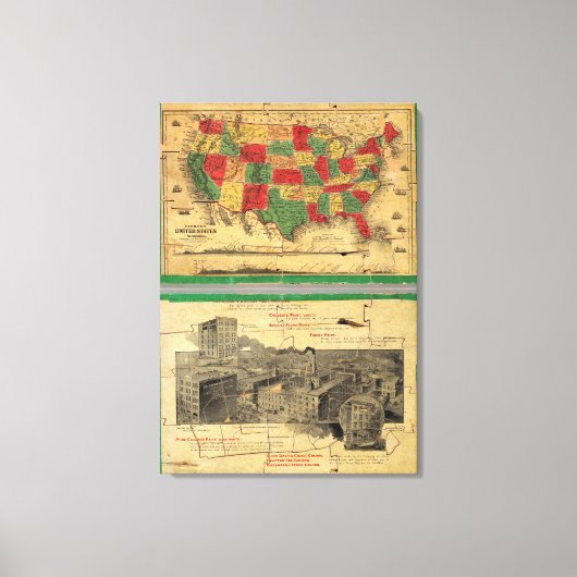 Verenigde Staten van Amerika Canvas Afdruk (Voorkant)