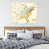 Verenigde Staten van Amerika Canvas Afdruk (Insitu (Slaapkamer))