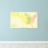Verenigde Staten van Amerika Canvas Afdruk (Insitu (Houten vloer))