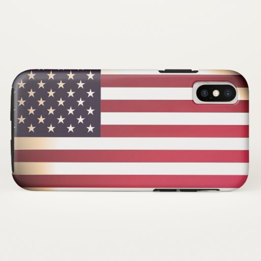 Verenigde Staten van Amerika Case-Mate iPhone Case (Achterkant (horizontaal))