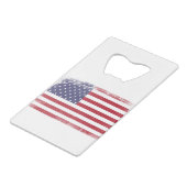 Verenigde Staten van Amerika Creditkaart Flessenopener (Voorkant Gekanteld)