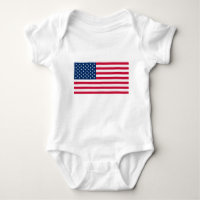 Verenigde Staten van Amerika Flag Baby Bodysuit Ve