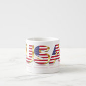 Verenigde Staten van Amerika Flag Espresso Cup Ver Espresso Kop (Voorkant)