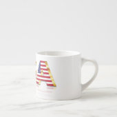 Verenigde Staten van Amerika Flag Espresso Cup Ver Kop (Rechts)
