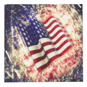 Verenigde Staten van Amerika Flag Photo Cube Kubus (Voorkant)