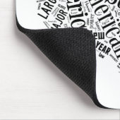 Verenigde Staten van Amerika in Tagxedo Muismat (Hoek)