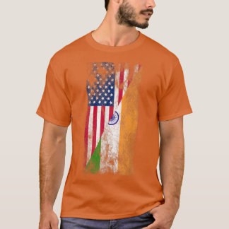 Verenigde Staten van Amerika Indische vlaggen Vere T-shirt