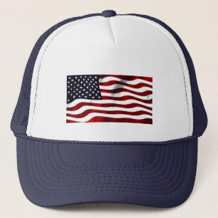 VERENIGDE STATEN VAN AMERIKA KAART EN VLAG TRUCKER PET