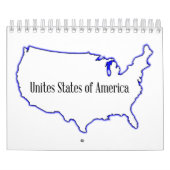 Verenigde Staten van Amerika Kalender (Hoes)