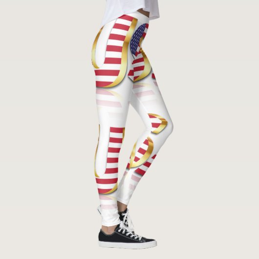 Verenigde Staten van Amerika Leggings van de vlag (Rechts)