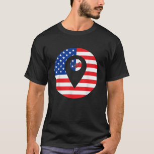 Verenigde Staten van Amerika Locatie Verenigde Sta T-shirt