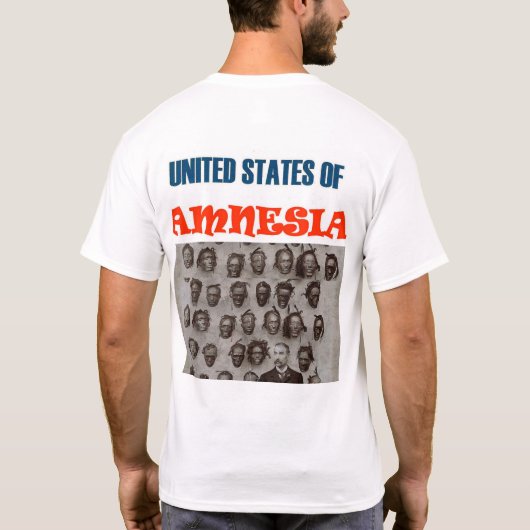 VERENIGDE STATEN VAN AMERIKA Mannen Basic T-Shirt (Achterkant)