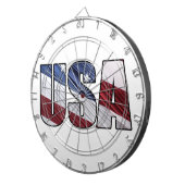 Verenigde Staten van Amerika met de rode witte en Dartbord (Voorkant Rechts)