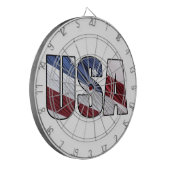 Verenigde Staten van Amerika met de rode witte en Dartbord (Voorkant Links)