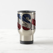 Verenigde Staten van Amerika met de rode witte en  Reisbeker (Center)