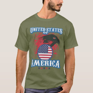 Verenigde Staten van Amerika met Eagle T-shirt