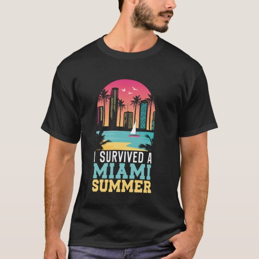 Verenigde Staten van Amerika Miami American Vic T-shirt (Voorkant)