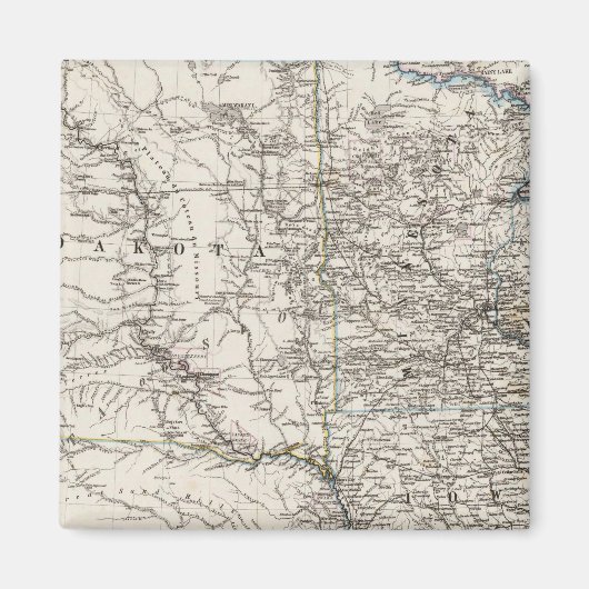 Verenigde Staten van Amerika Midwest Magneet (Voorkant)