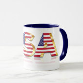 Verenigde Staten van Amerika Mok Vlag Verenigde St (Voorkant rechts)