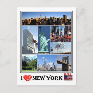 Verenigde Staten van Amerika - New York - Briefkaart