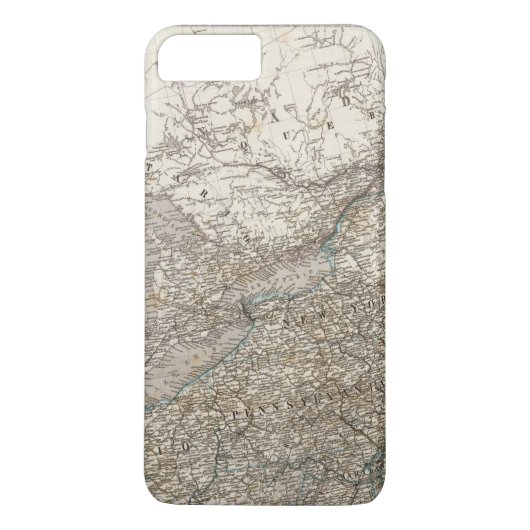Verenigde Staten van Amerika Noordoost Case-Mate iPhone Case (Achterkant)