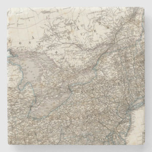 Verenigde Staten van Amerika Noordoost Stenen Onderzetter