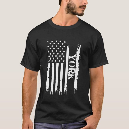 Verenigde Staten van Amerika ontdaan van Amerikaan T-shirt (Voorkant)
