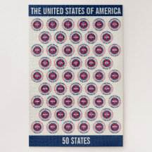 Verenigde Staten van Amerika Patriottische 50 Stat