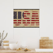 Verenigde Staten van Amerika Poster (Keuken)