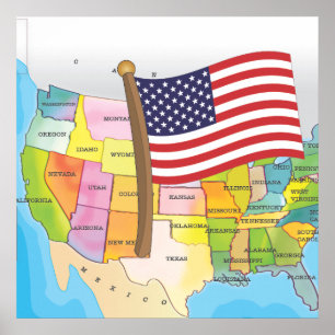 Verenigde Staten van Amerika Poster
