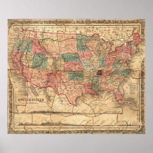 Verenigde Staten van Amerika Poster (Voorkant)