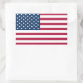 Verenigde Staten van Amerika Rechthoekige Sticker (Tas)