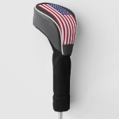 Verenigde Staten van Amerika rood wit en blauw Golfheadcover (Schuin)