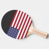 Verenigde Staten van Amerika rood wit en blauw Tafeltennisbatje (Zijkant)