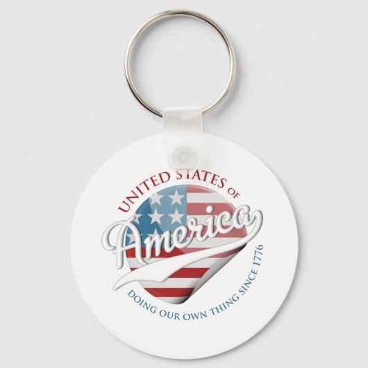 Verenigde Staten van Amerika Sleutelhanger (Voorkant)