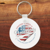 Verenigde Staten van Amerika Sleutelhanger (Voorkant)