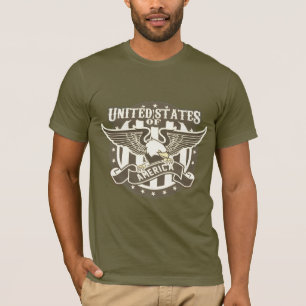 Verenigde Staten van Amerika Stekelarend Patriotti T-shirt