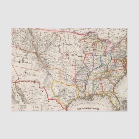 Verenigde Staten van Amerika Tissuepapier (Voorkant)