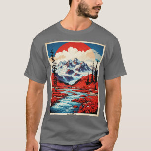 Verenigde Staten van Amerika Toerisme Vintage Po T-shirt