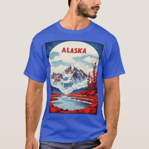 Verenigde Staten van Amerika Toerisme Vintage Po T-shirt