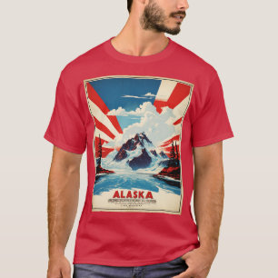 Verenigde Staten van Amerika Toerisme Vintage Po T-shirt