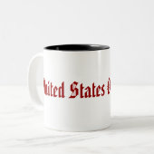 Verenigde Staten van Amerika Tweekleurige Koffiemok (Voorkant links)