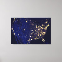 Verenigde Staten van Amerika vanuit de ruimte