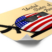 Verenigde Staten van Amerika (Verenigde Staten) Co Poster (Hoek)