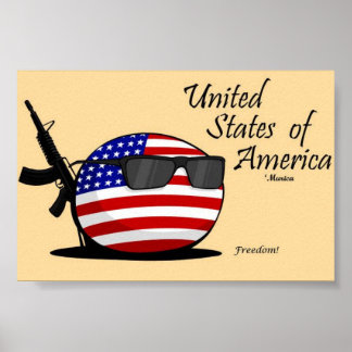 Verenigde Staten van Amerika (Verenigde Staten) Co Poster