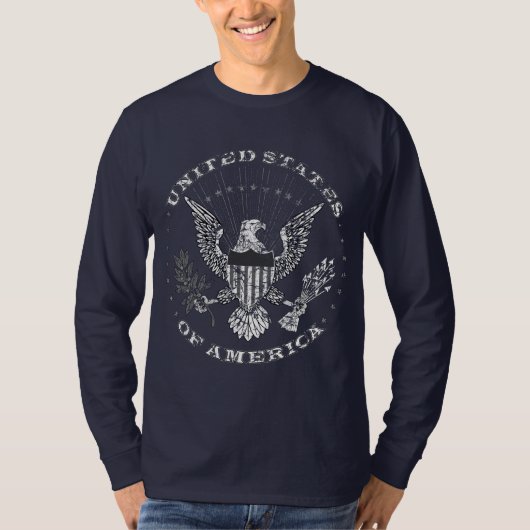 Verenigde Staten van Amerika — Verstoorde T-Shirt (Voorkant)