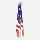Verenigde Staten van Amerika vervaagde vlag Stropdas (Voorkant)