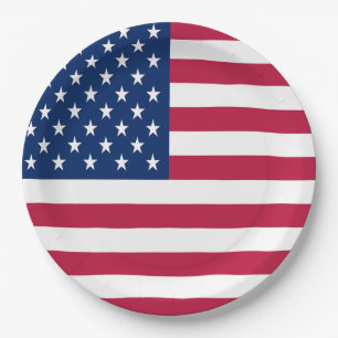Verenigde Staten van Amerika Vlag-26976 Papieren Bordje